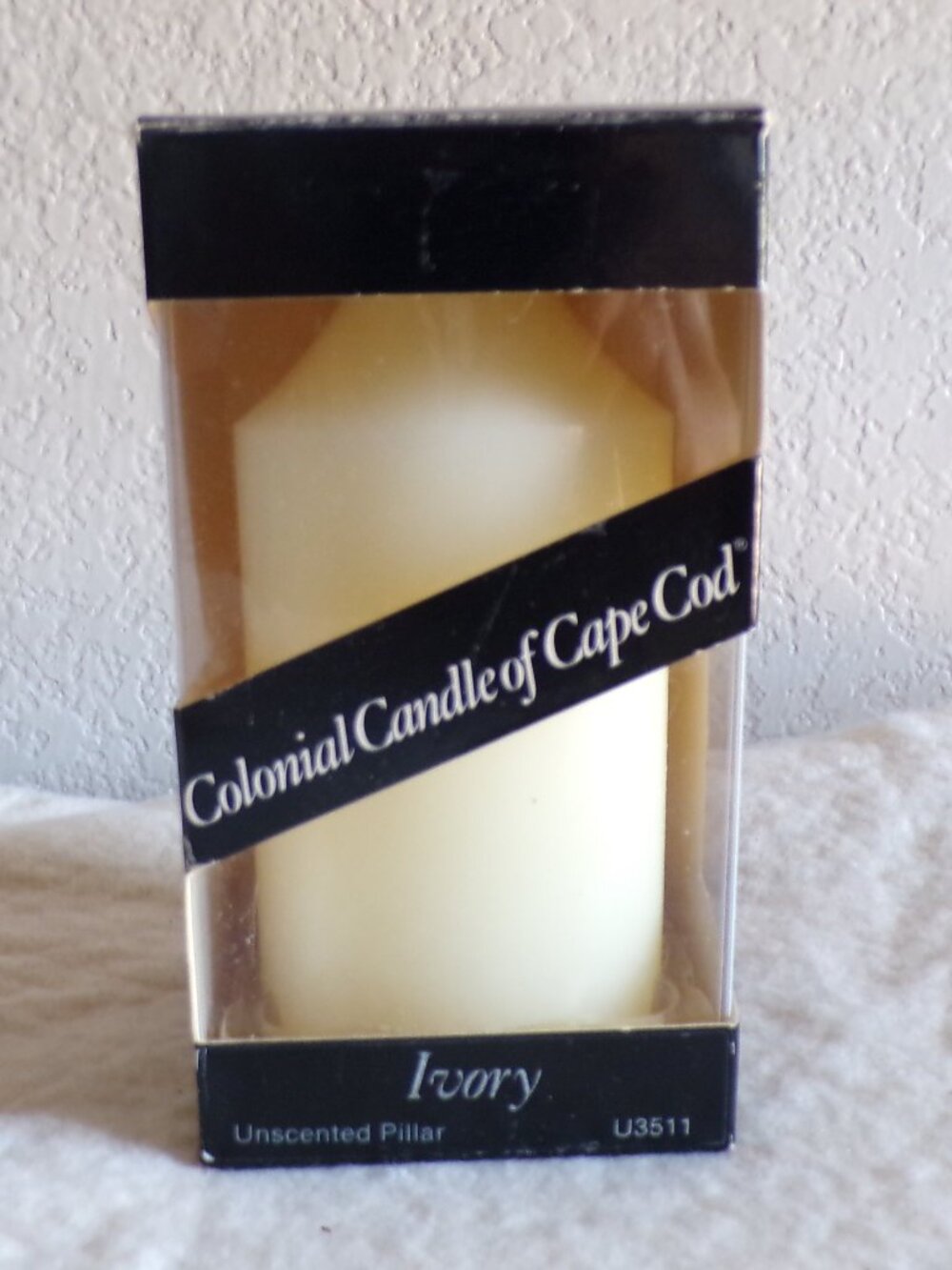 Colonial Candle of Cape Code Made in USA Ivory Vintage